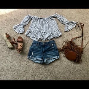 Off the shoulder top